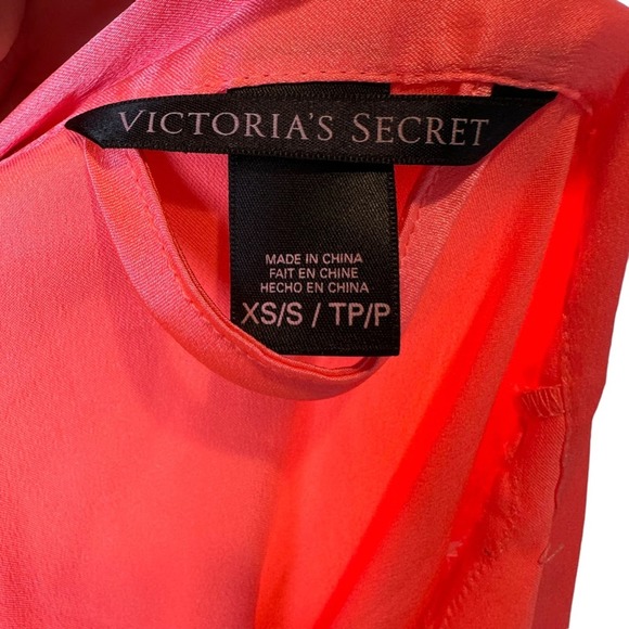 Victorias Secret Robe Womens Satin Lace Silky Intimate Extra Small - Picture 14 of 16